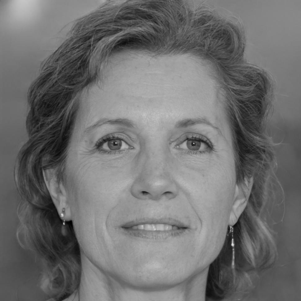Retrato de Avril Stensby